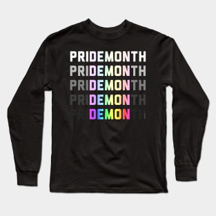 PriDEMONth Rainbow Long Sleeve T-Shirt